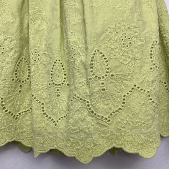 Matilda Jane lime green eyelet and butterfly patterned mixed Media dress size 4 - Picture 7 of 15